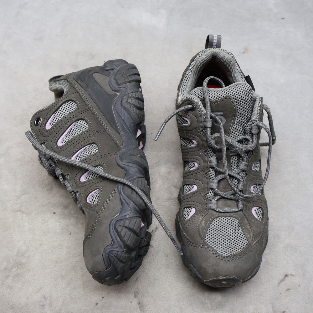 Oboz Womens 9‎ Hiking Shoes Grey Sawtooth II Low Waterproof Trekking Outdoor